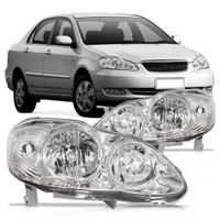 Farol-Toyota-Corolla-2003-2004-2005-2006-2007-2008-2009-Mascara-Cromada-