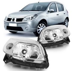 Farol-Sandero-2009-A-2011-Mascara-Cromada-Foco-Simples-