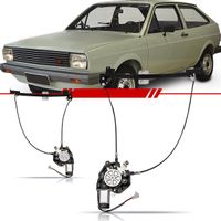 Maquina-De-Vidro-Eletrico-Dianteira-Gol-G1-1980-A-1996-Voyage-2-Portas-Motor-Mabuchi-