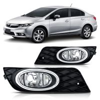 Farol-de-Milha-Auxiliar-Honda-Civic-2012-2013-2014-com-Moldura-Aro-Cromado