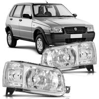 Farol-Uno-Fiorino-2005-A-2013-Mascara-Cromada-