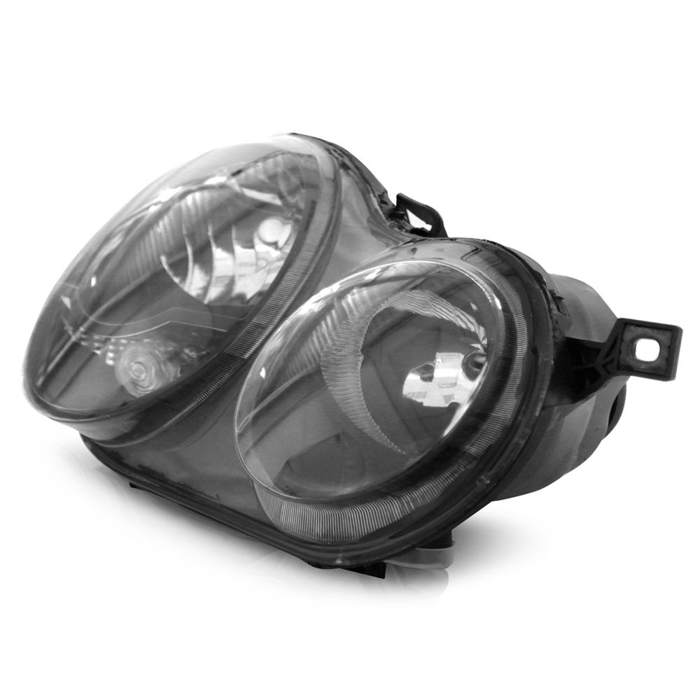 Combo Polo Hatch 2003 A 2006 Farol Máscara Negra + Lanterna Traseira