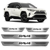 Jogo-Soleira-Personalizado-Rav4-2013-A-2019-Inox-Escovado-4-Pecas