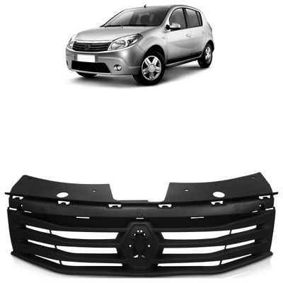 Grade-Dianteira-Renault-Sandero-1 Grade-Dianteira-Renault-Sandero-1