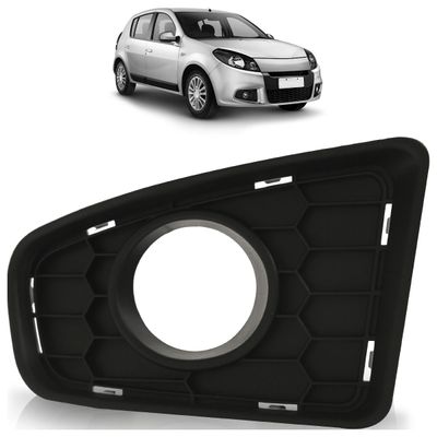 Grade-Farol-de-Milha-Renault-Sandero1 Grade-Farol-de-Milha-Renault-Sandero1