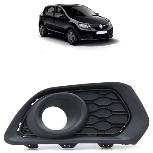 Grade-Farol-de-Milha-Renault-Sandero1 Grade-Farol-de-Milha-Renault-Sandero1