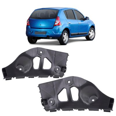 Suporte-Guia-Parachoque-Traseiro-Sandero-Par