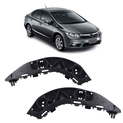 Suporte-Guia-Parachoque-Dianteiro-New-Civic-Par Suporte-Guia-Parachoque-Dianteiro-New-Civic-Par