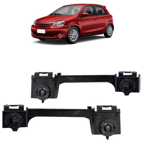 Suporte-Guia-Parachoque-Dianteiro-Etios-Par Suporte-Guia-Parachoque-Dianteiro-Etios-Par