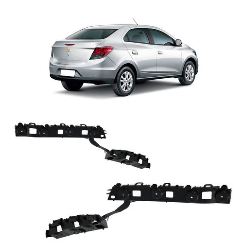 Suporte-Guia-Parachoque-Traseiro-Prisma-Par Suporte-Guia-Parachoque-Traseiro-Prisma-Par