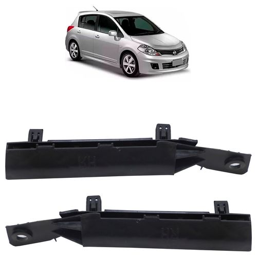 Suporte-Guia-Parachoque-Dianteiro-Tiida-Par