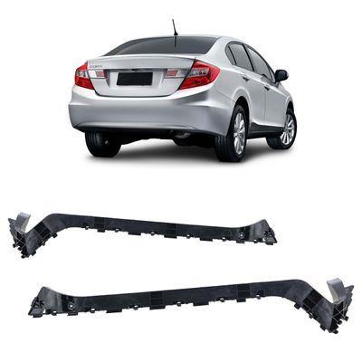 Suporte-Guia-Parachoque-Traseiro-New-Civic-Par