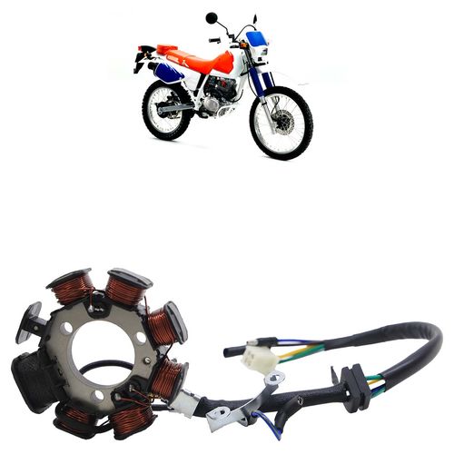 Estator-Sem-Bobina-de-Pulso-Honda-XLR-1251 Estator-Sem-Bobina-de-Pulso-Honda-XLR-1251