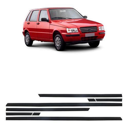 Jogo-Friso-Borrachao-Fiat-Uno1 Jogo-Friso-Borrachao-Fiat-Uno1