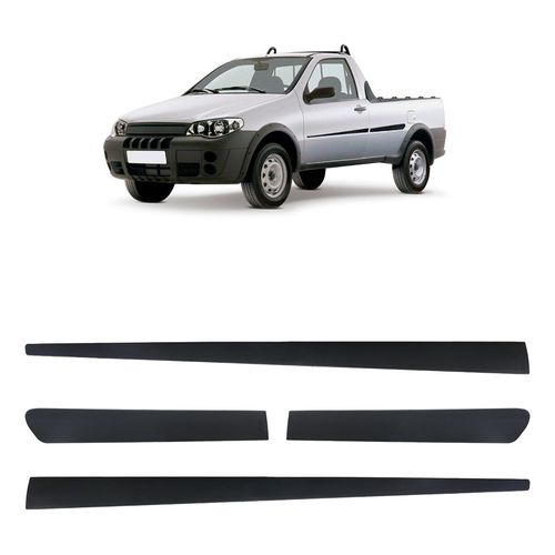 Jogo-Friso-Borrachao-Fiat-Strada1 Jogo-Friso-Borrachao-Fiat-Strada1