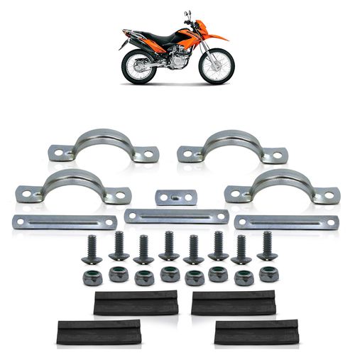 Suporte-Adaptador-Paralama-Honda-NXR-125-Bros1 Suporte-Adaptador-Paralama-Honda-NXR-125-Bros1