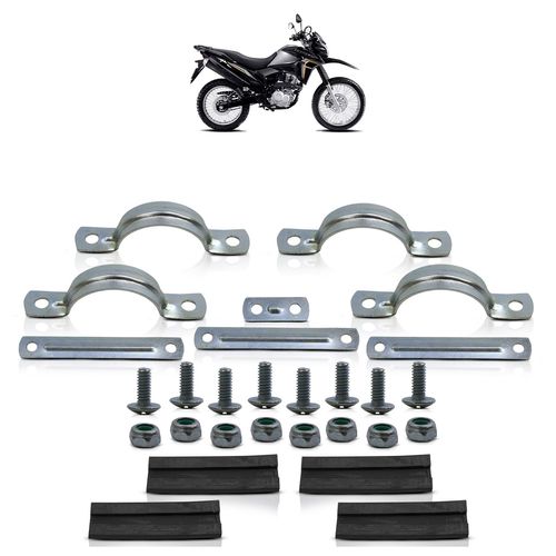 Suporte-Adaptador-Paralama-Honda-NXR-160-Bros1 Suporte-Adaptador-Paralama-Honda-NXR-160-Bros1