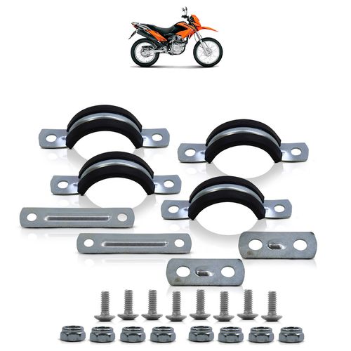 Suporte-Adaptador-Paralama-Honda-NXR-125-Bros1 Suporte-Adaptador-Paralama-Honda-NXR-125-Bros1