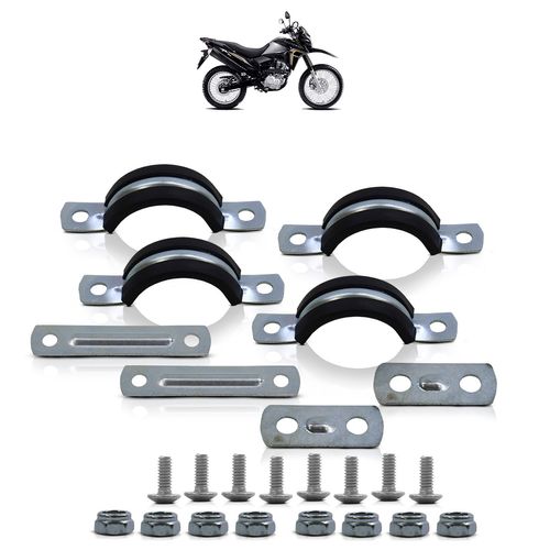 Suporte-Adaptador-Paralama-Honda-NXR-160-Bros1 Suporte-Adaptador-Paralama-Honda-NXR-160-Bros1